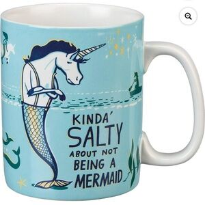 PRIMITIVES BY KATHY Kinda' Salty About Not Being A Mermaid Stoneware Coffee Mug